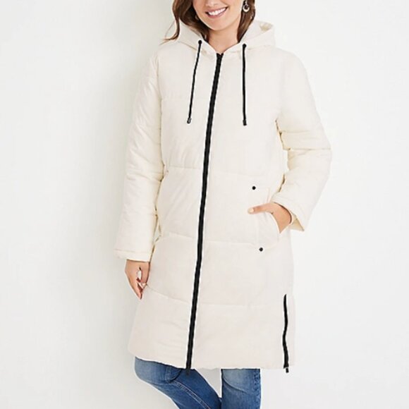 Maurices Long Puffer Coat - Picture 2 of 11